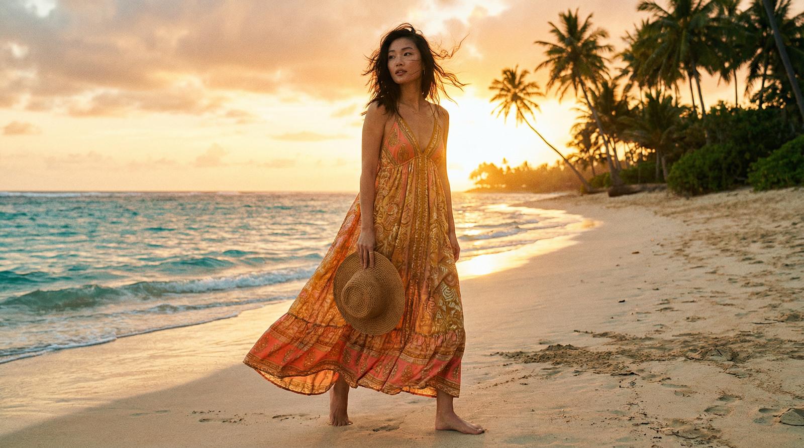 高清动漫海滩度假视频